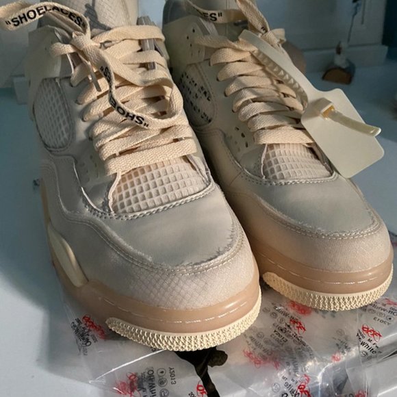Nike Off White Air Jordan 4 Sail main image 10